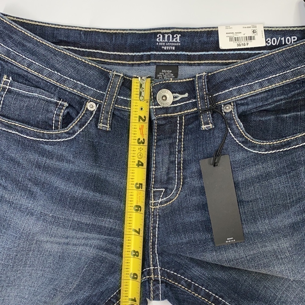 a.n.a Petite Crop/Capri Denim Pants NWT - Picture 7 of 8